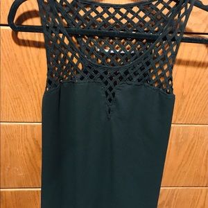 ANGL black sleeveless top Sz Lg